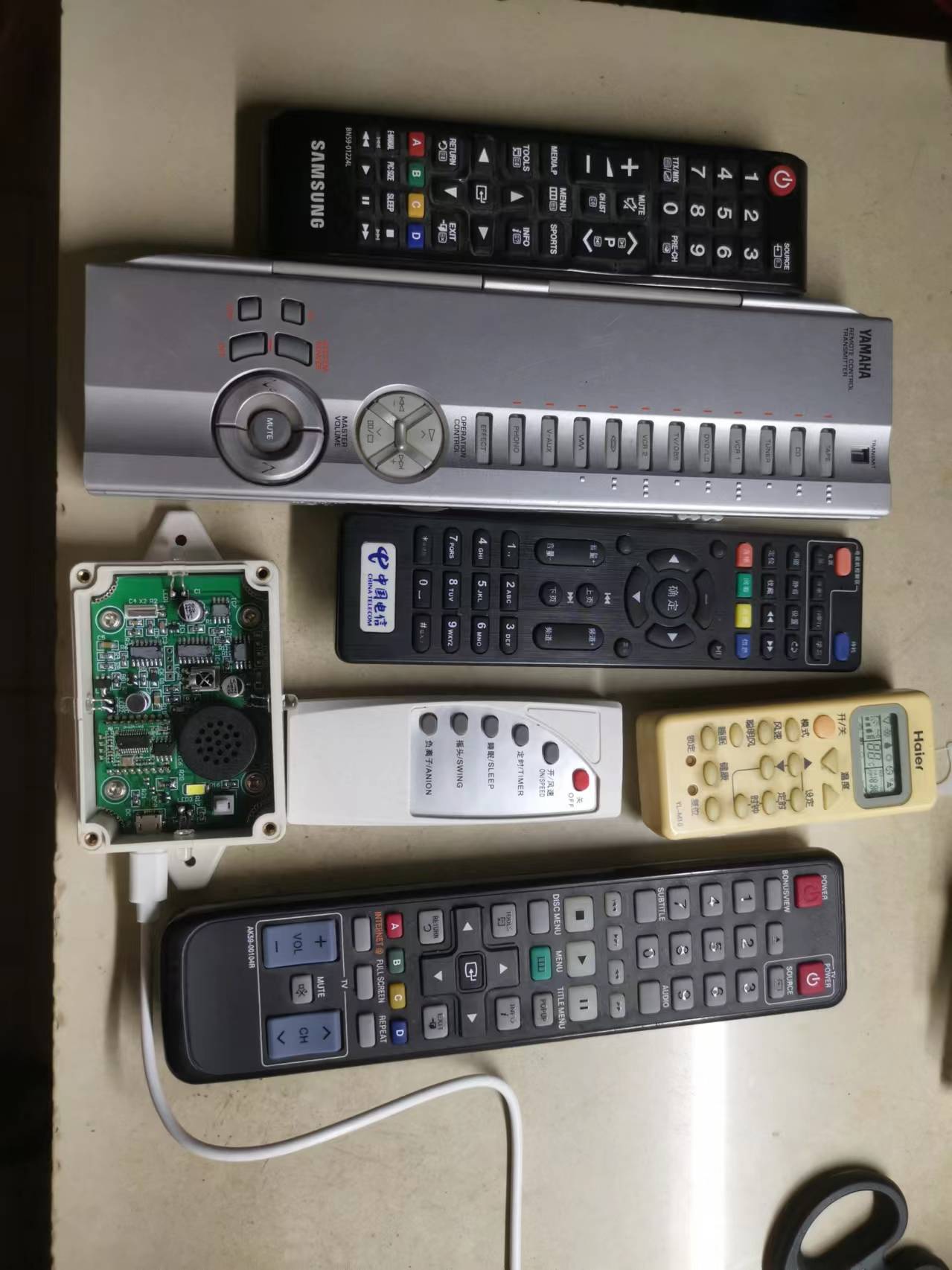 不同品牌红外遥控器