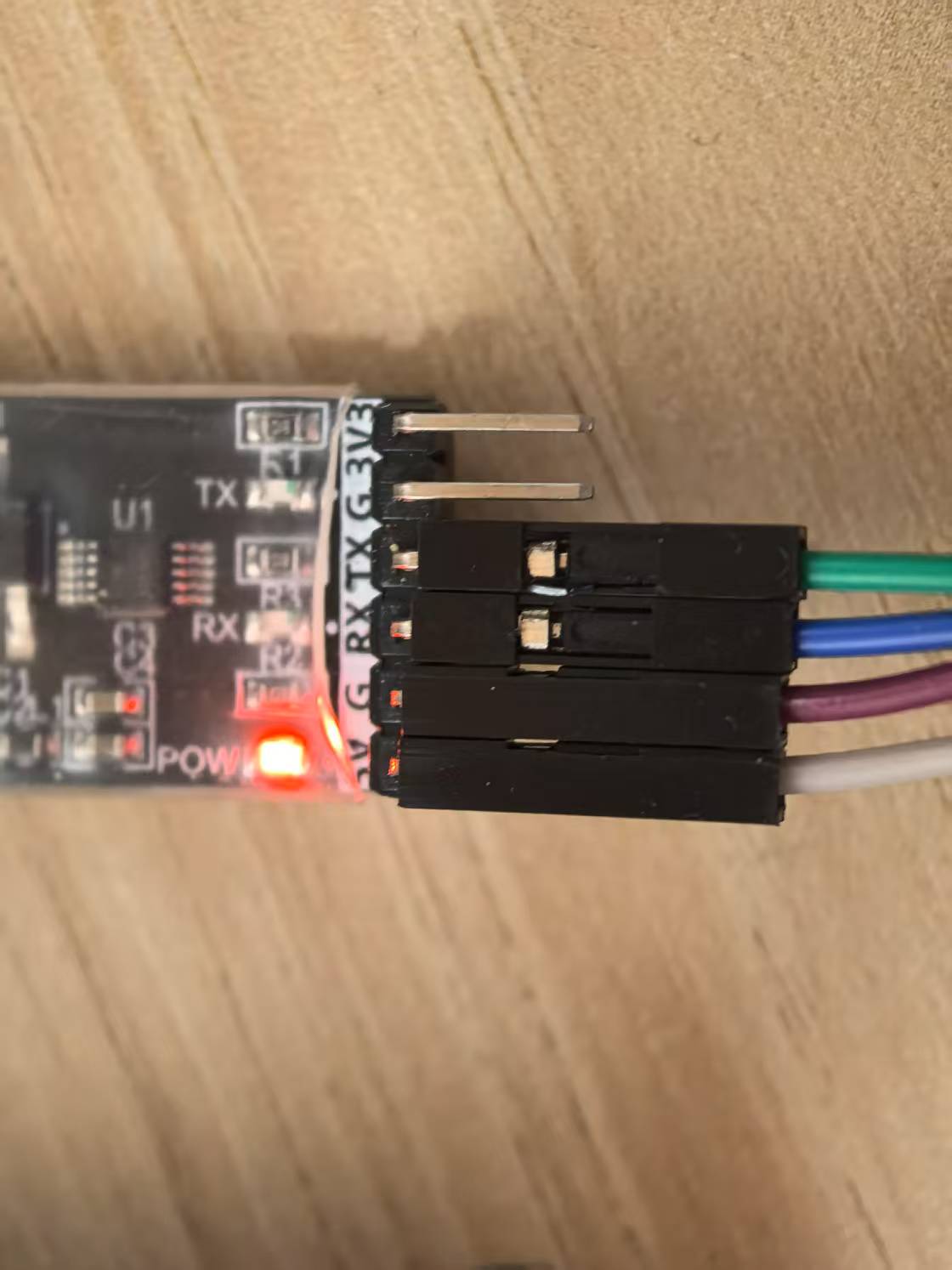 JX-A7T电源连接特写