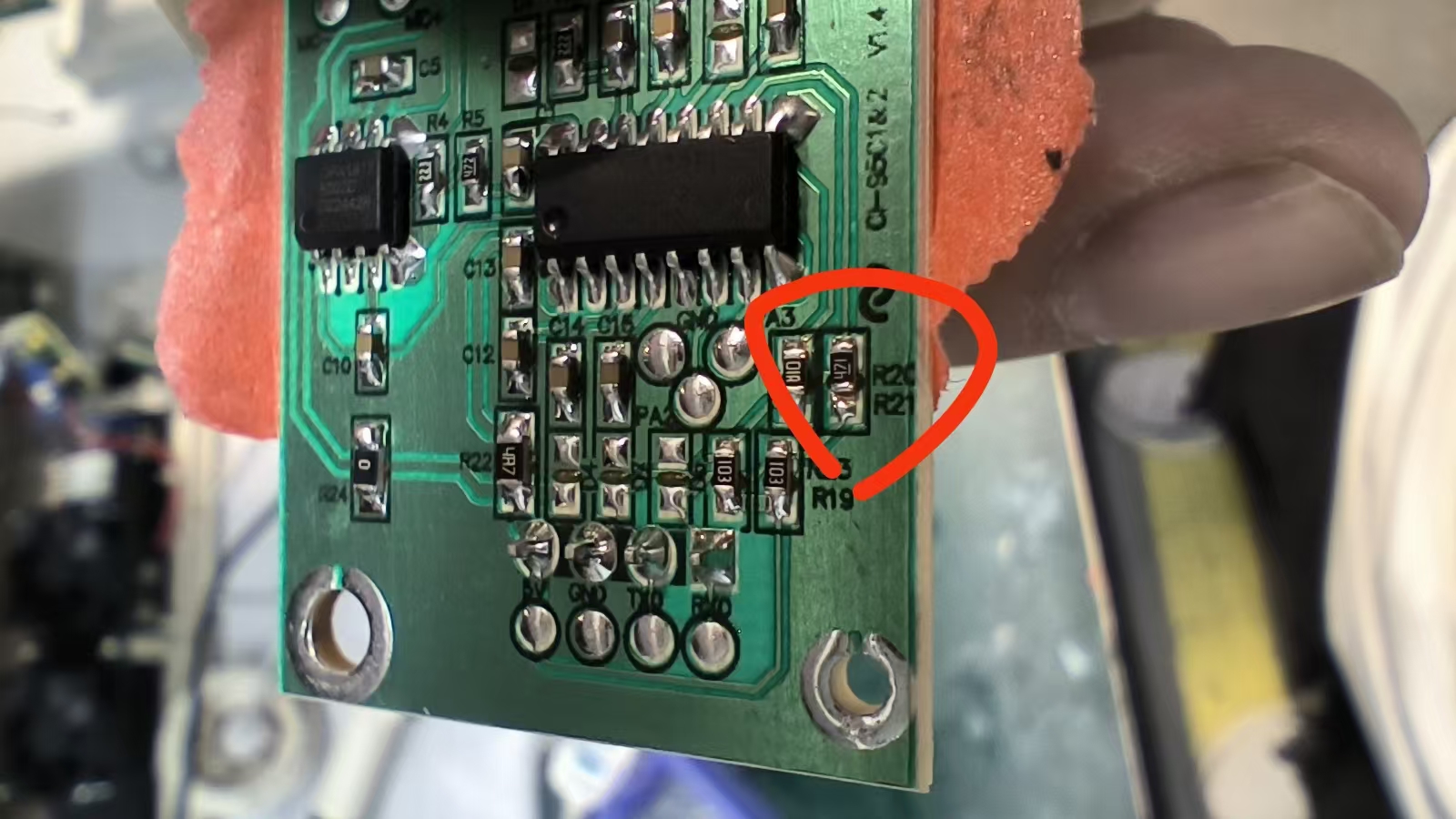 CI-03T1模块电阻配置图示