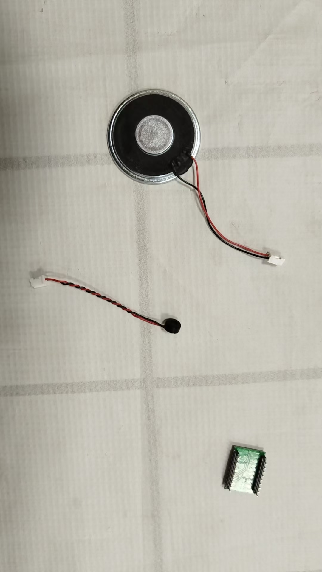 CI-03T1模块与麦克风喇叭连接