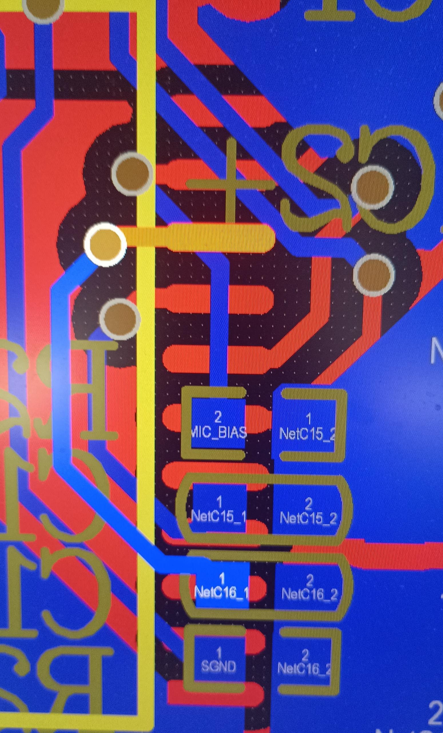 麦克风偏置电路错误