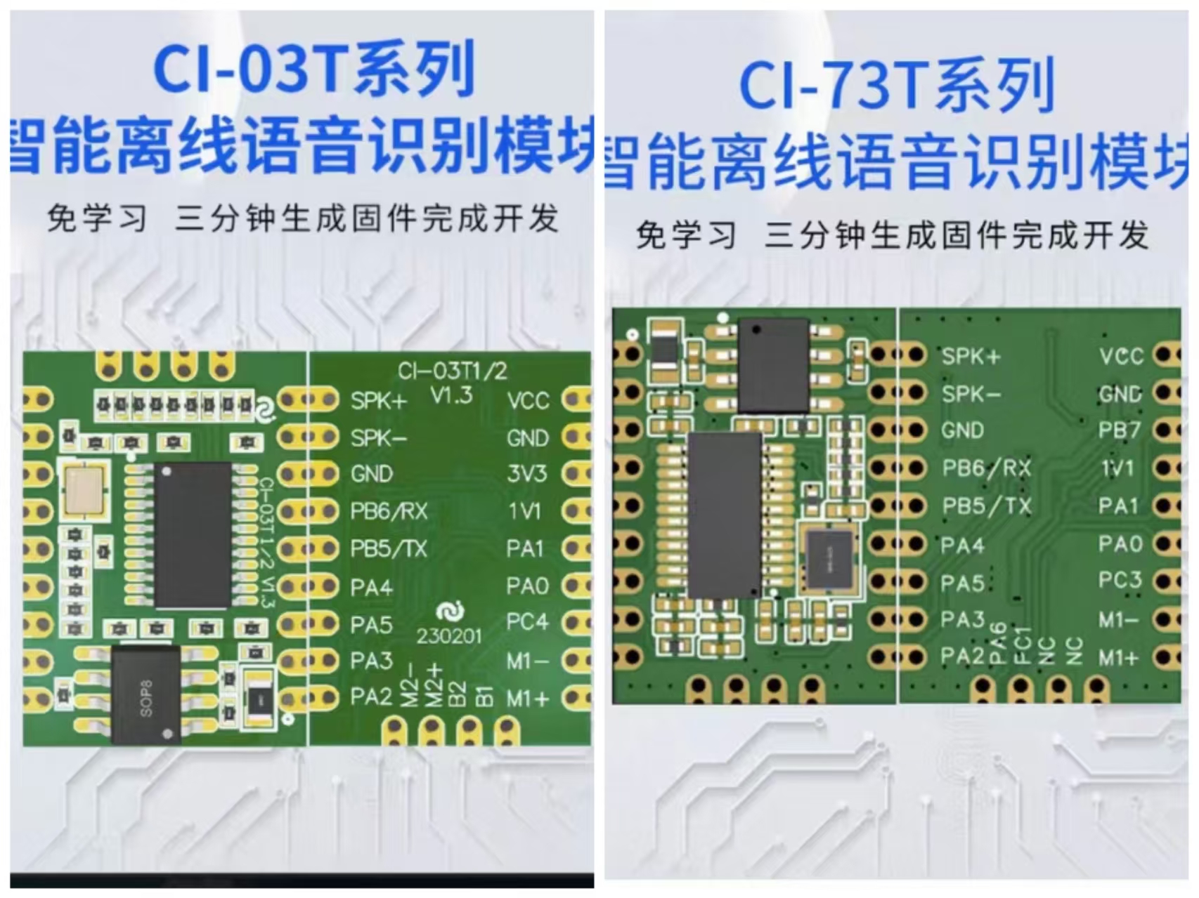 CI-03T与CI-73T系列对比