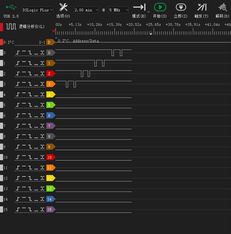 逻辑分析仪测试