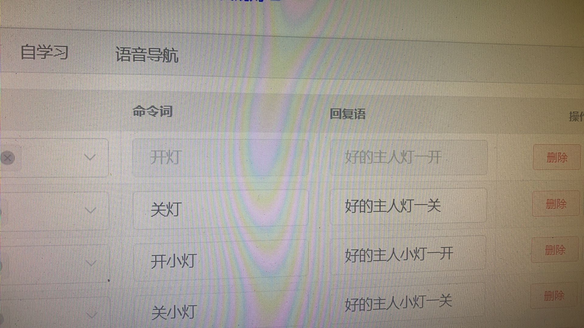 命令词配置正常