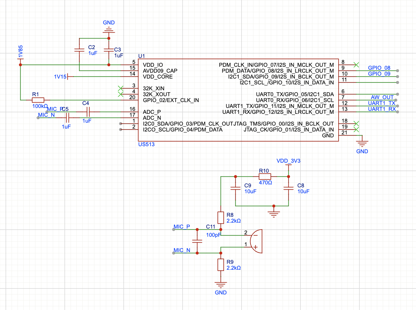 US513U61参考设计原理图